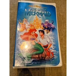 Disney The Little Mermaid VHS Black Diamond Edition, Banned Cover Original Art